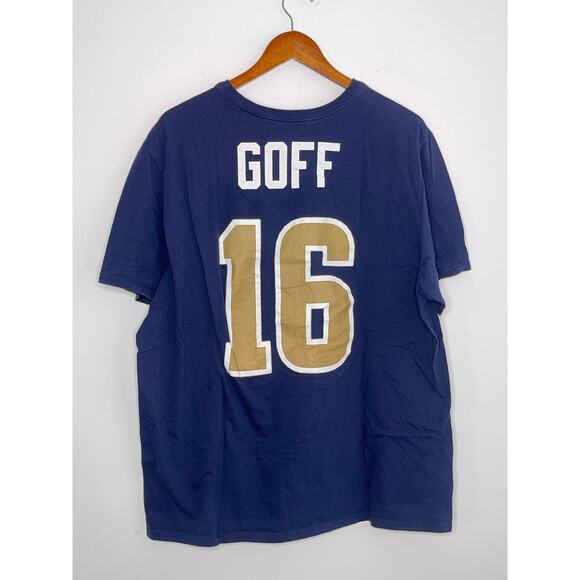 Rams Goff Nike T-Shirt XXL Pre-Love - Picture 2 of 5